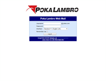 Tablet Screenshot of mail.poka.com